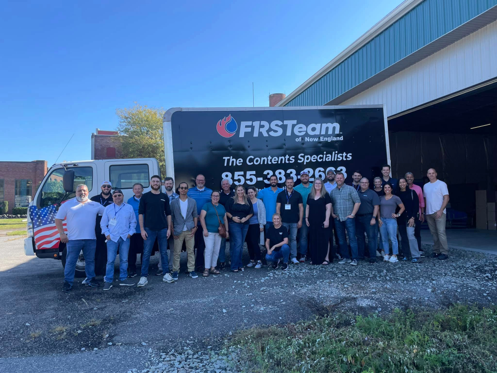 FRSTeam New England electronics restoration team cleaning and repairing devices affected by smoke, fire, or water